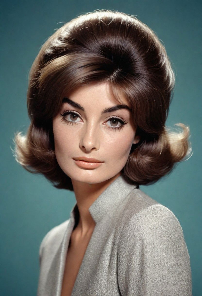 1960s bouffant hairstyle