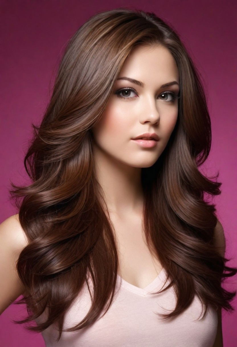 angled layers haircut