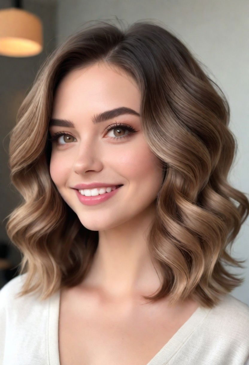 angled lob with soft waves