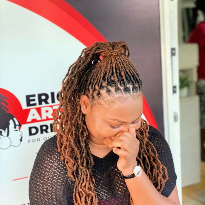 artificial dreadlock hairstyle