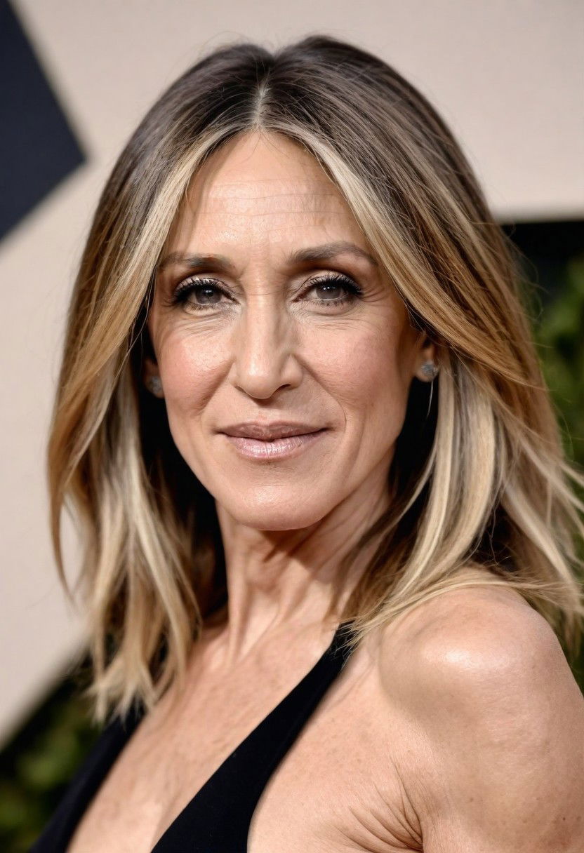 asymmetrical lob hairstyle