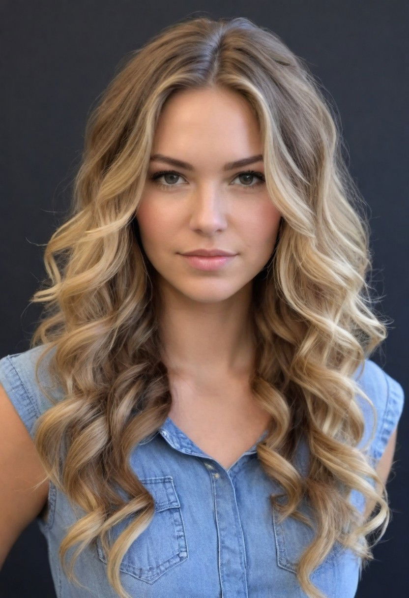 attractive loose waves hairstyle