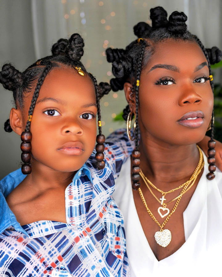 bantu knots hairstyle