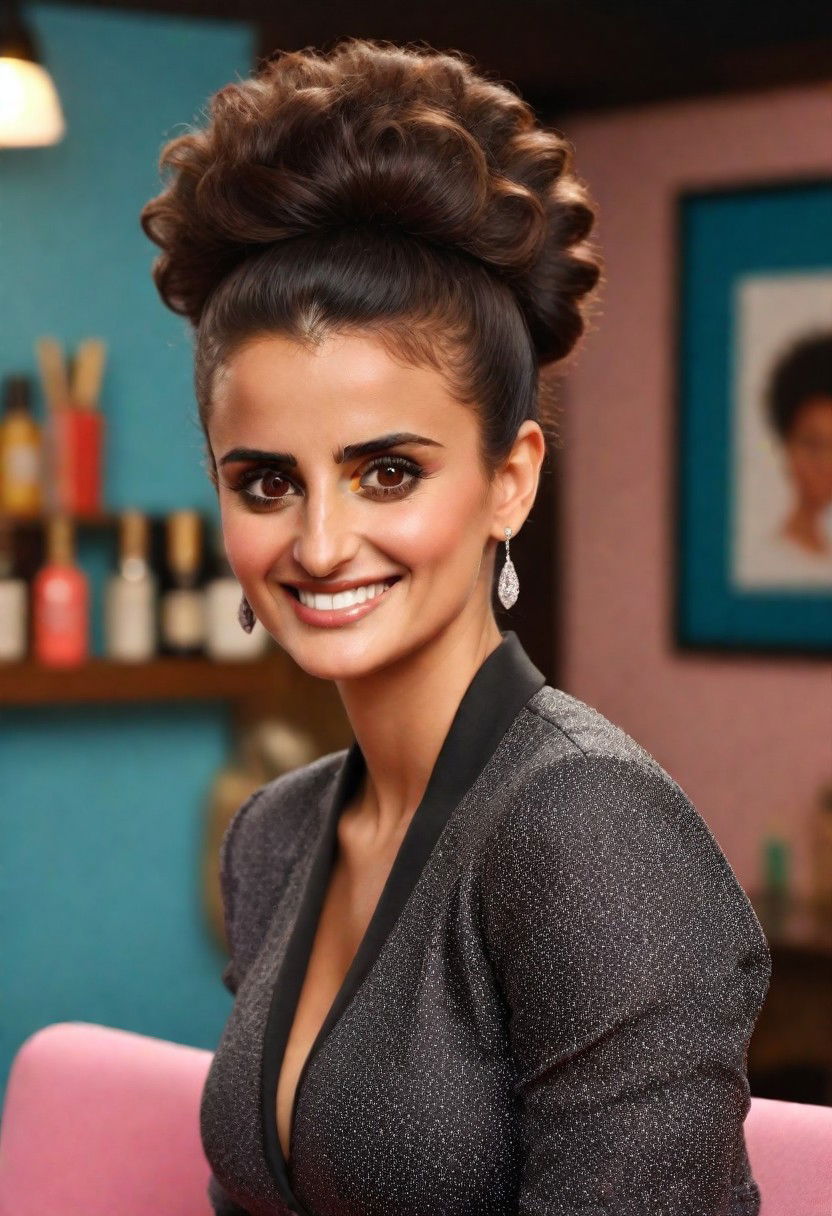 beautiful afro puff hairstyle