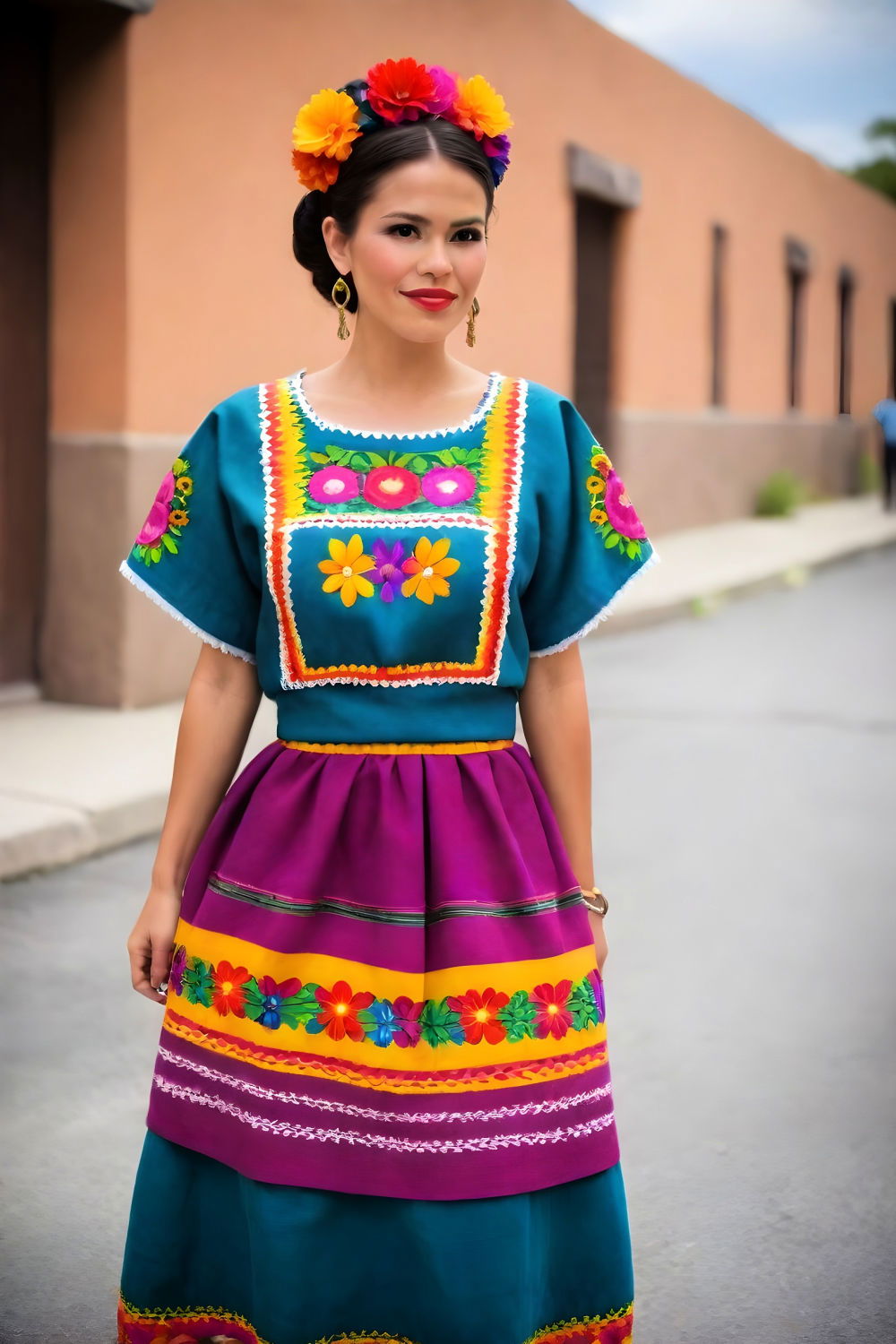 beautiful traditional mexican huipil