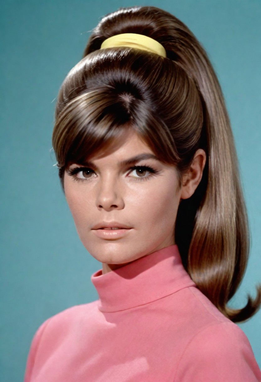 beehive ponytail hairstyle