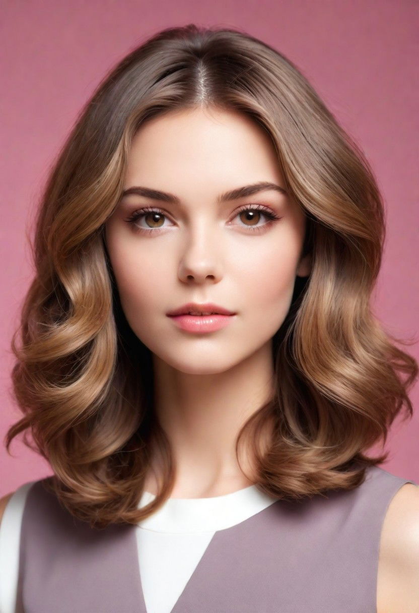best midi low maintenance haircut for wavy hair