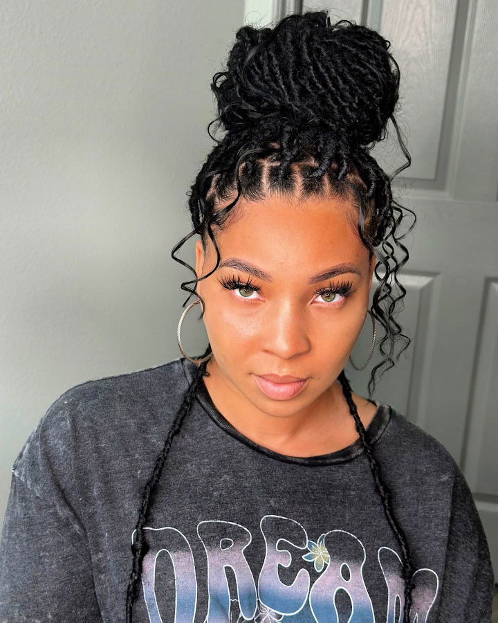 bohemian dreadlocks hairstyle