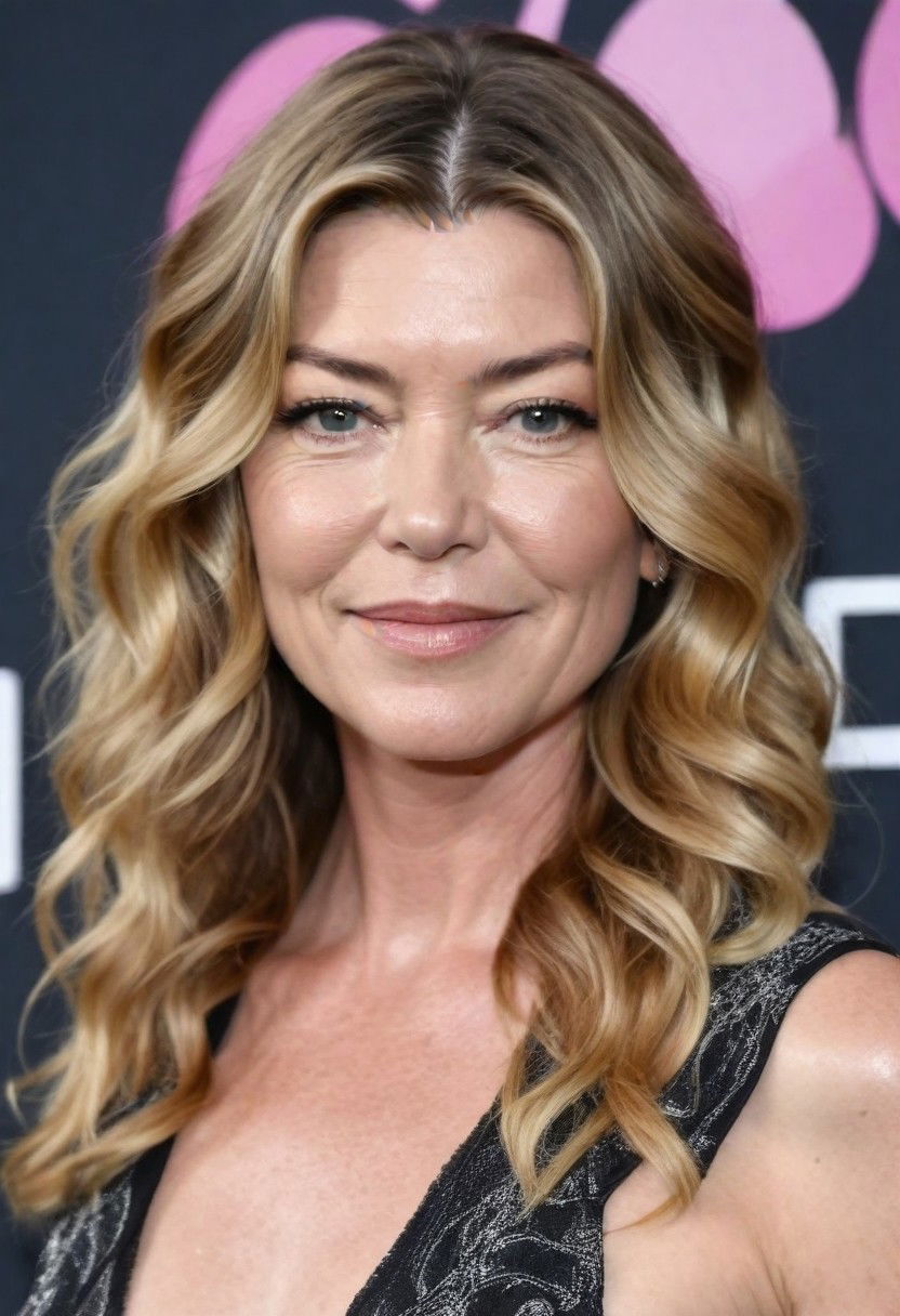 boho waves mother of the bride hairstyle