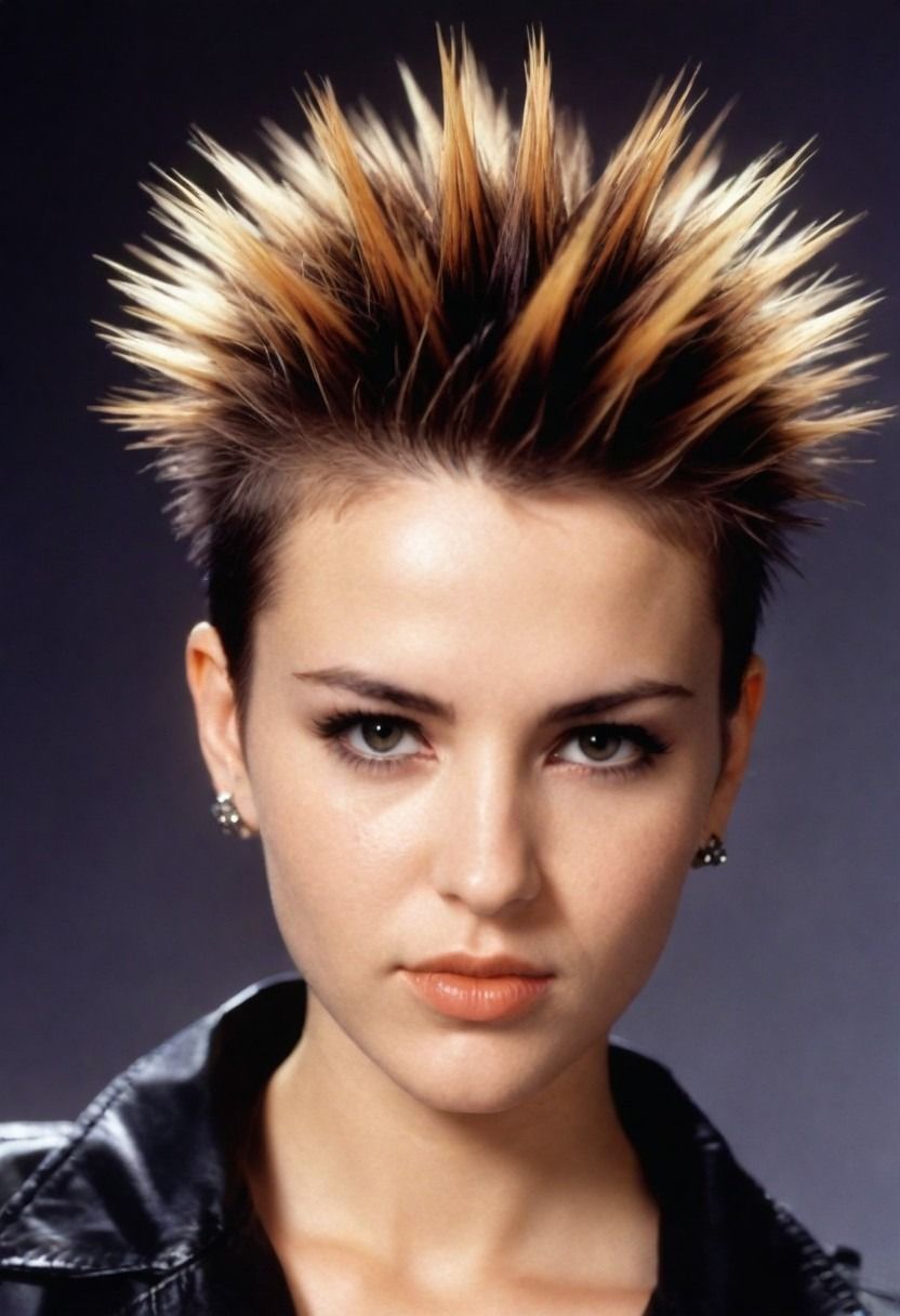 bold spiky hairstyles for women