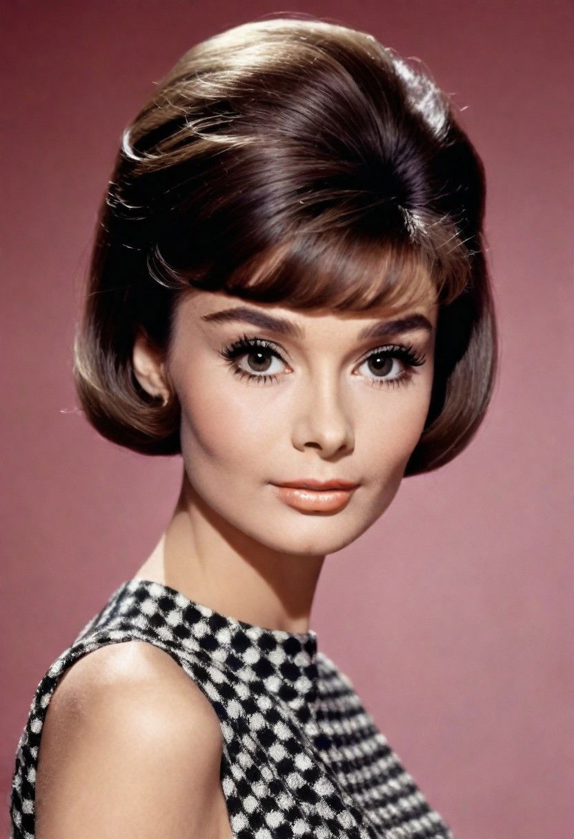 bouffant bob 1960s hairstyle