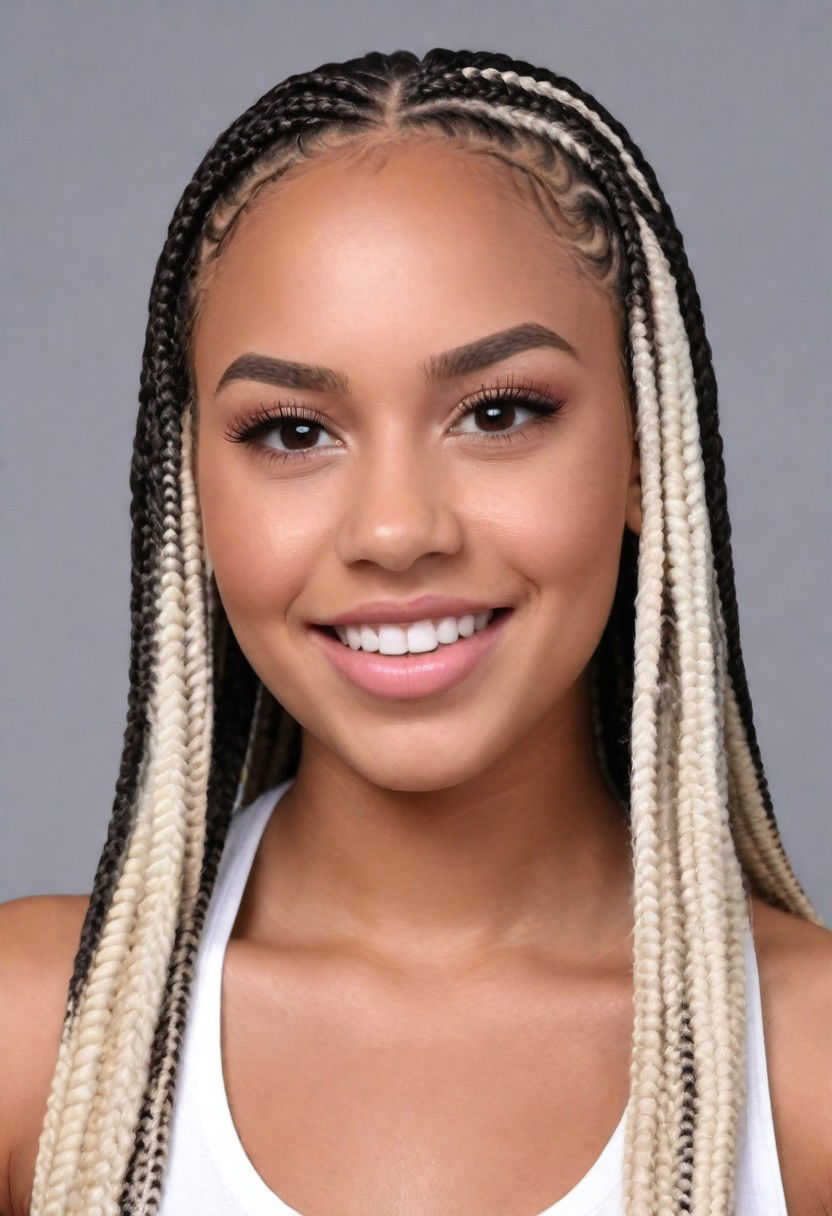 box braids basketball hairstyle
