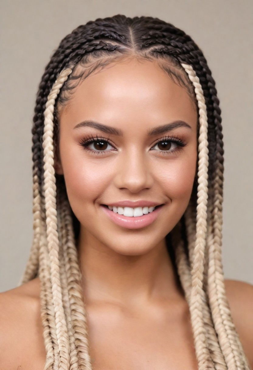 box braids latina hairstyle