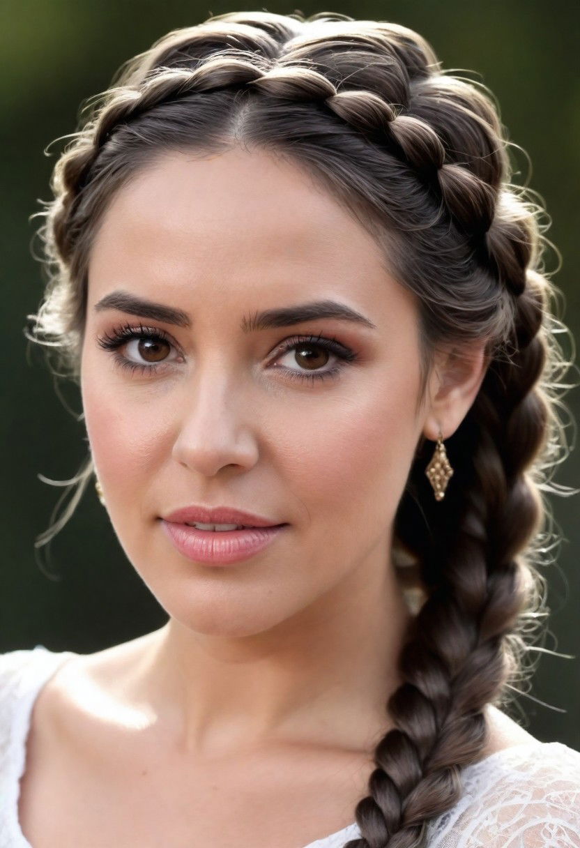 braided crown mexican hairstyle