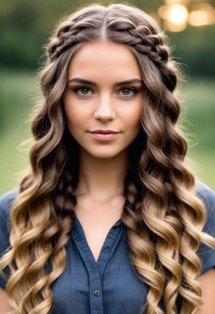 braided waves hairstyle