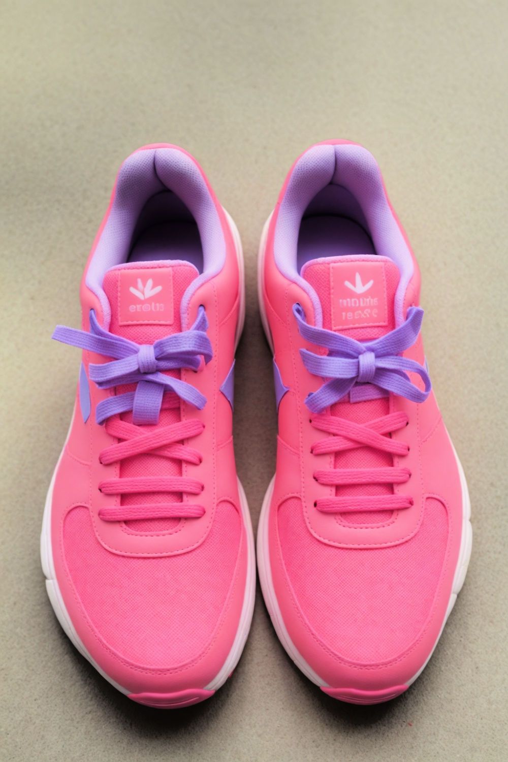 brightly colored sneakers