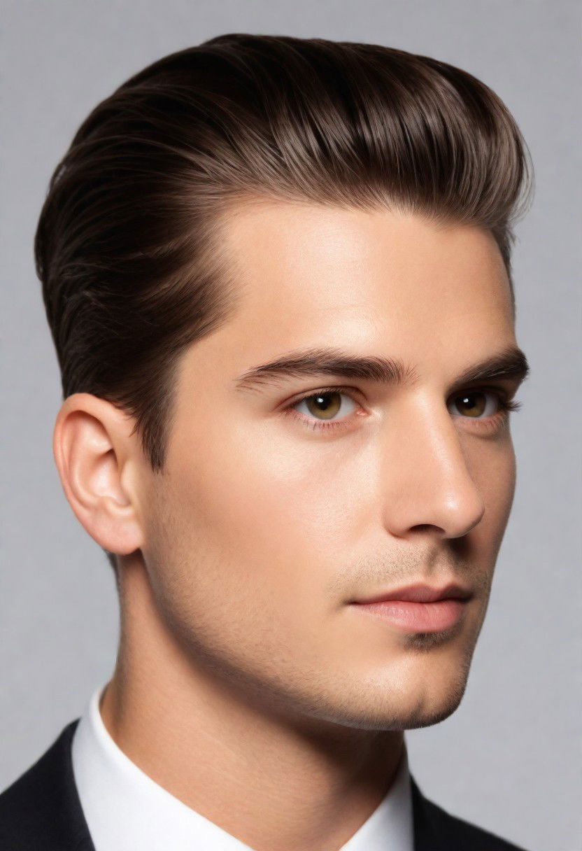 brushed back men s hairstyles