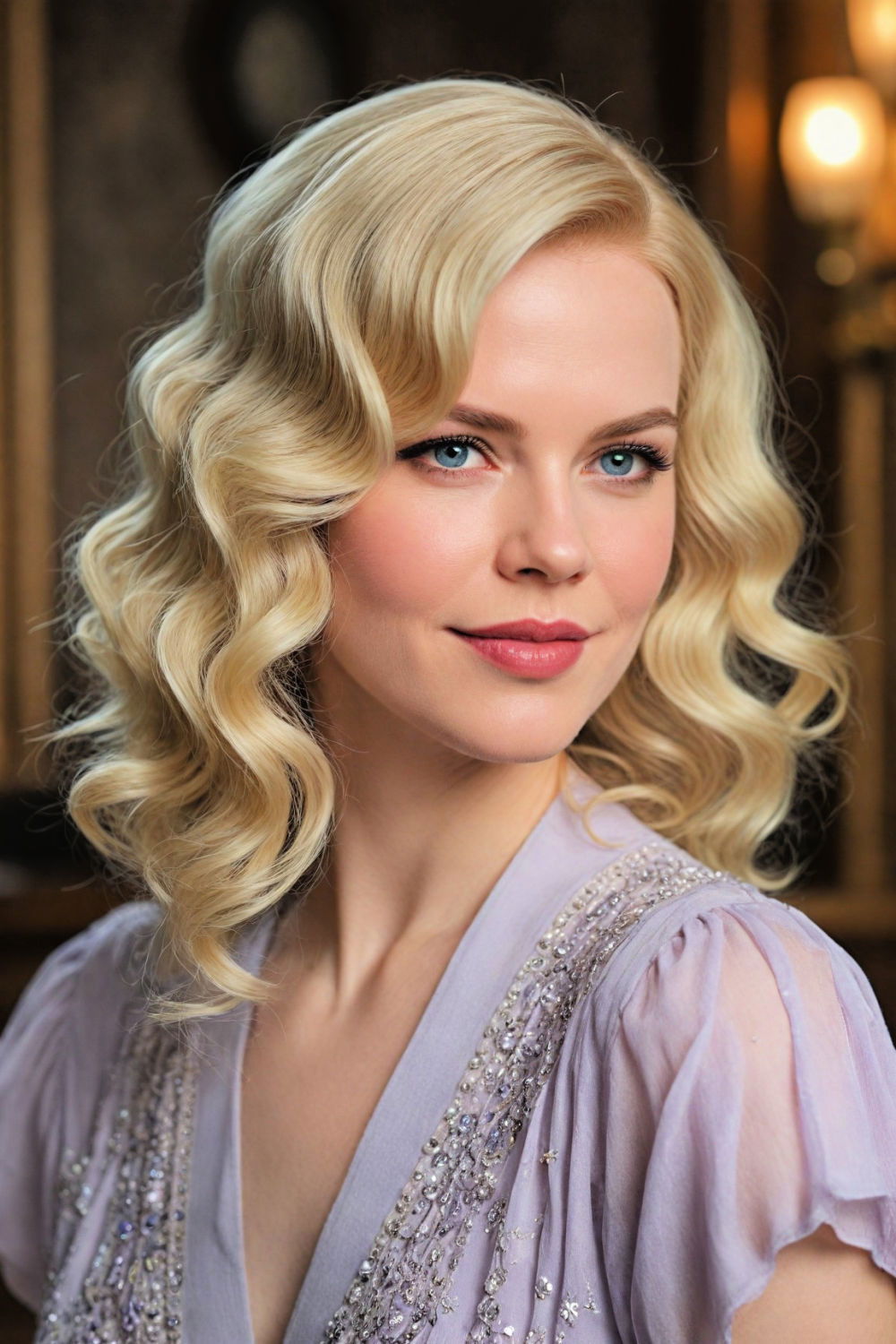 brushed out waves hairstyle for a dreamy day out