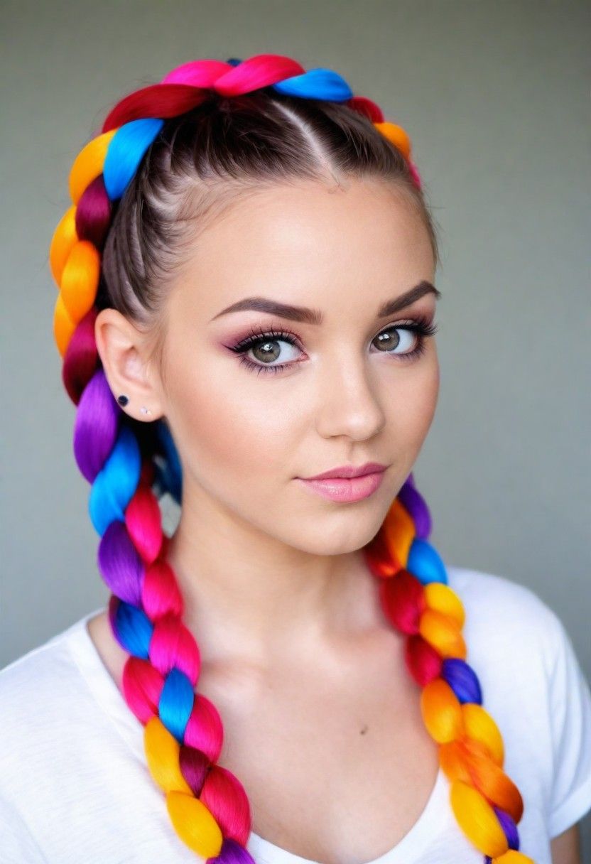 bubble braids hairstyle