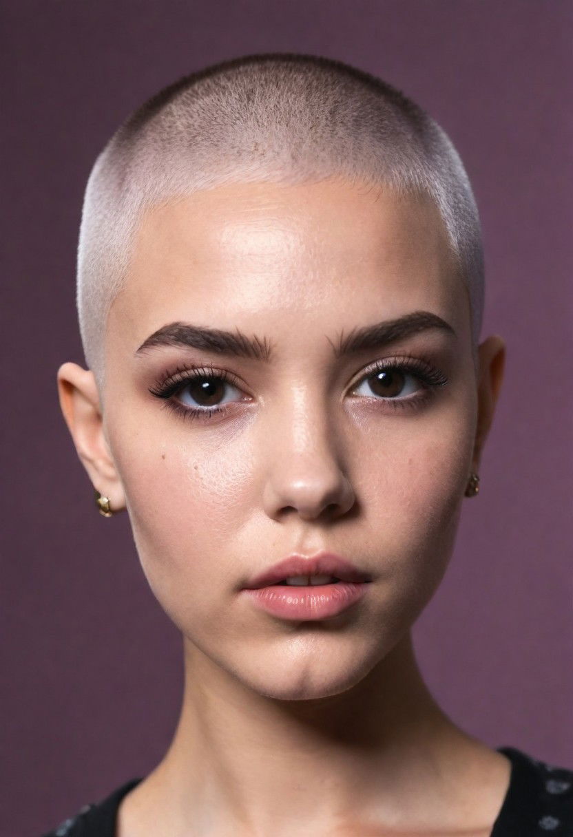 buzz cut grunge hairstyle