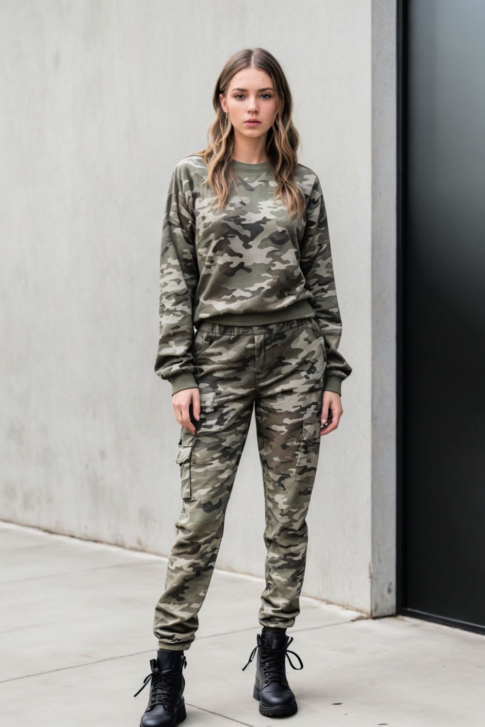 camouflage cool for 2000s outfit