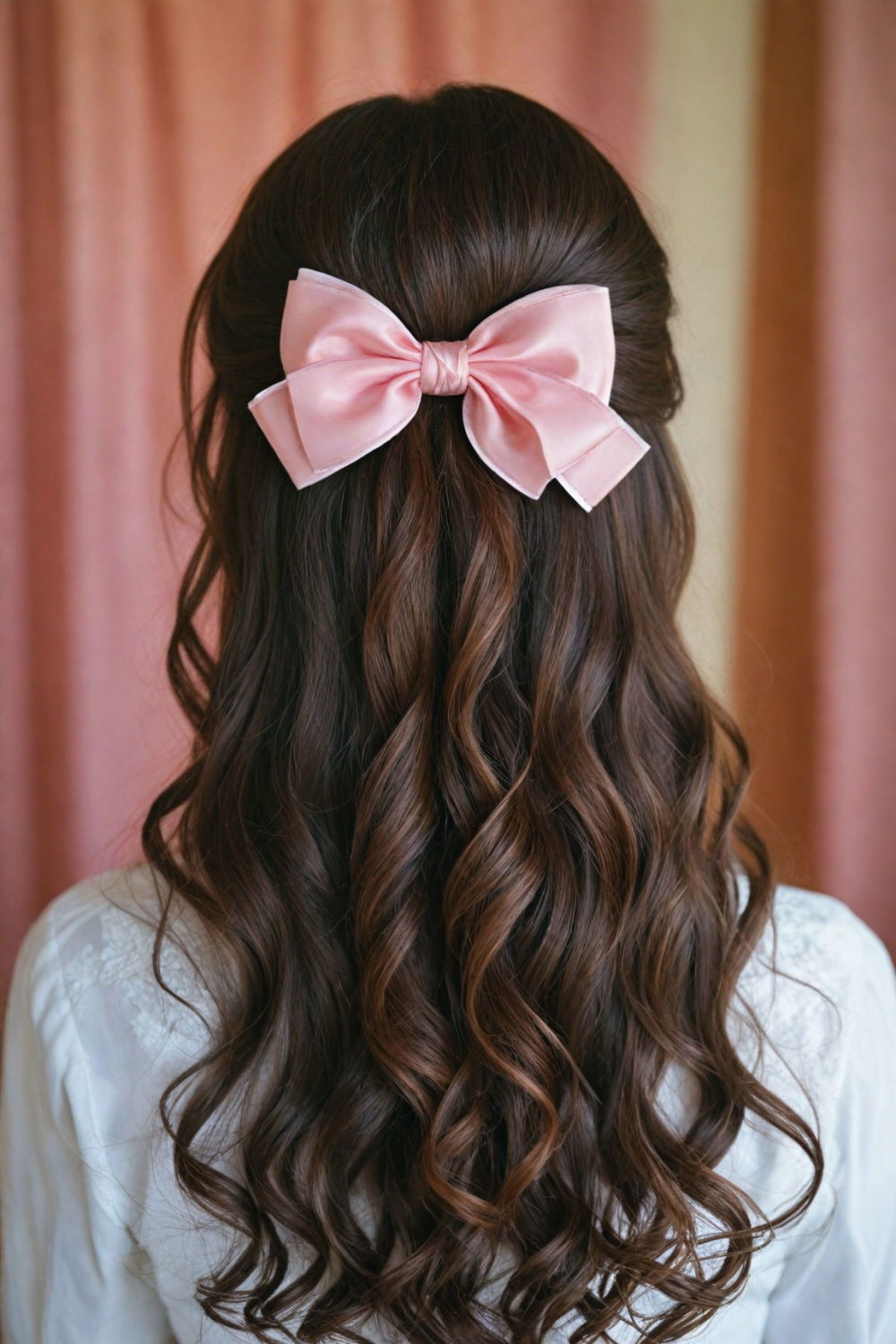 cascading ribbon curls hairstyle