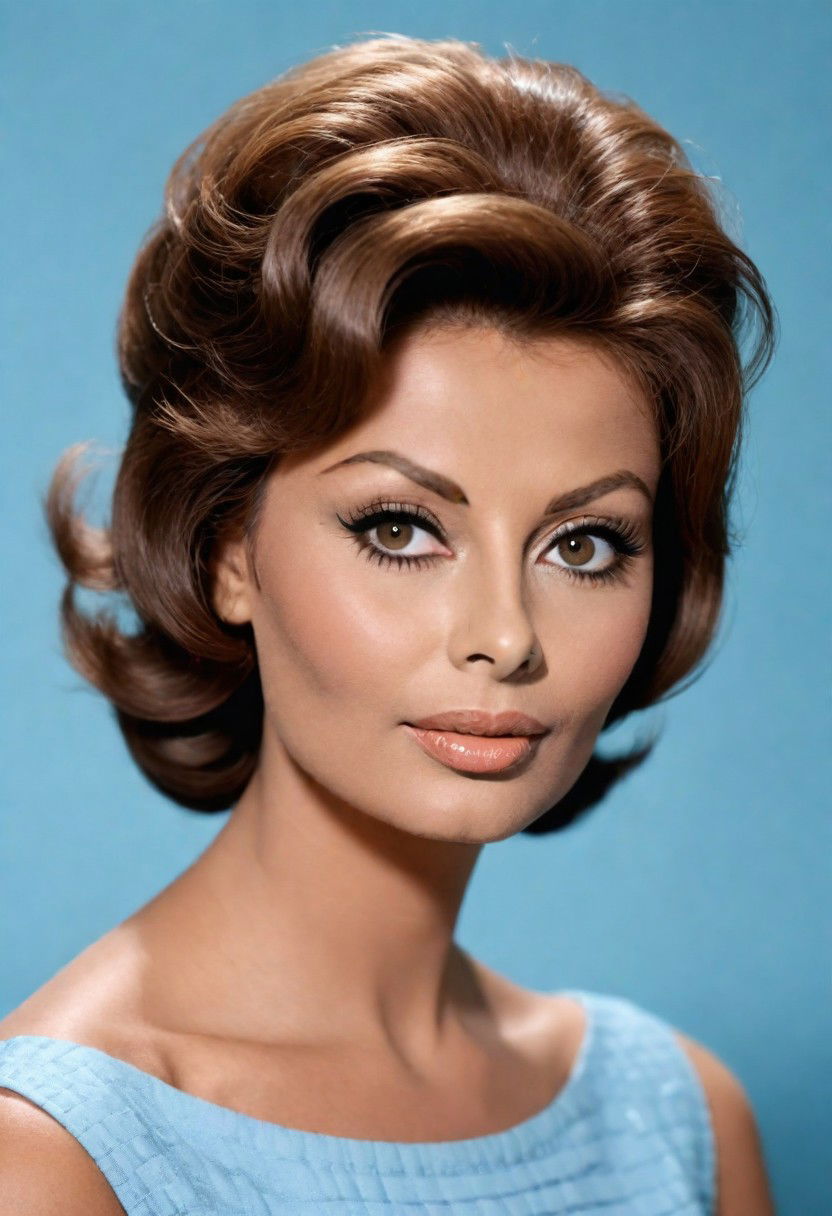 cheerful and bouncy flip hairstyle