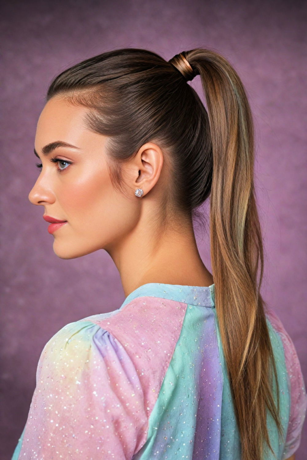 chic and functional sleek ponytail hairstyle
