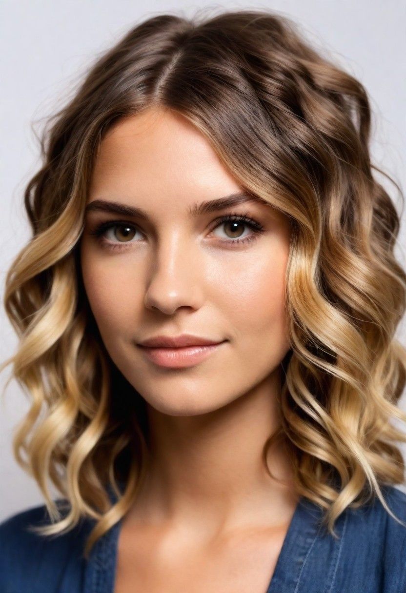 chic beachy waves hairstyle