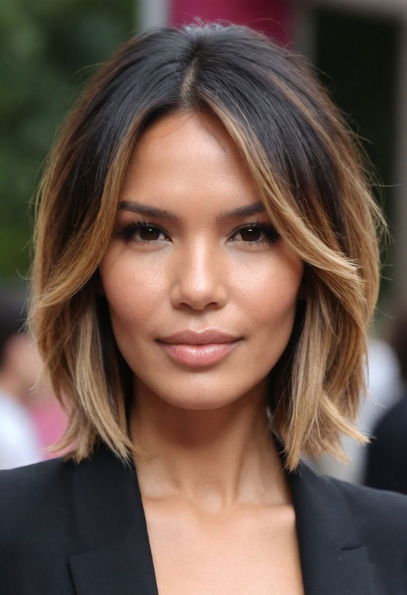 chic effortless tousled bob latina haircut