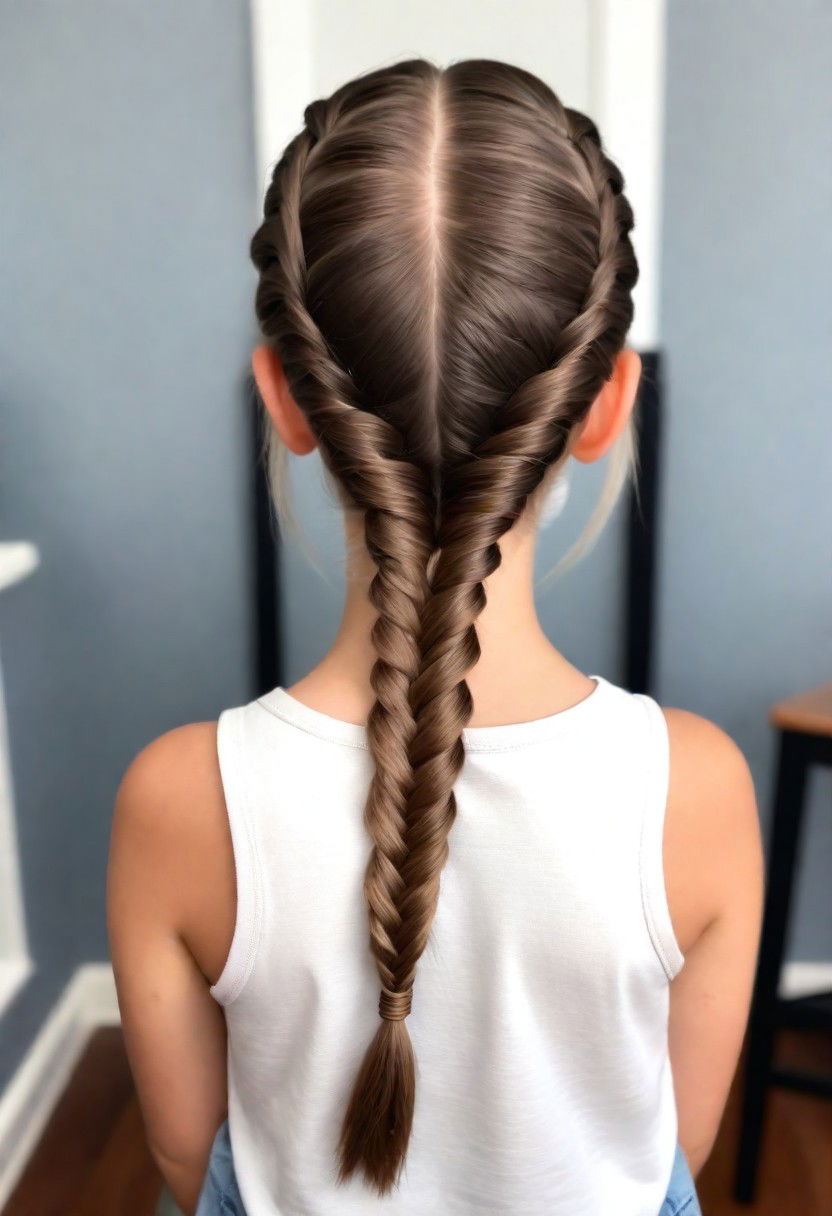 chic fishtail braid hairstyle