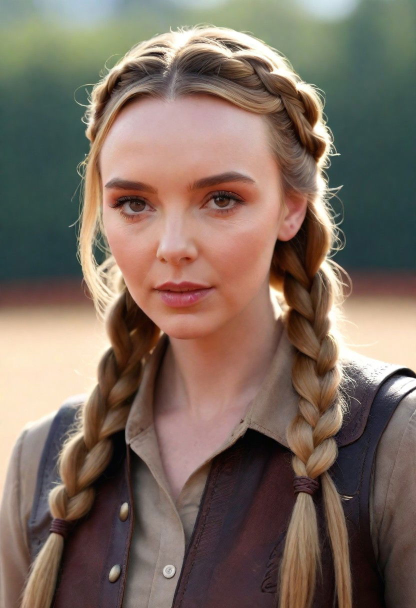 classic braids hairstyle