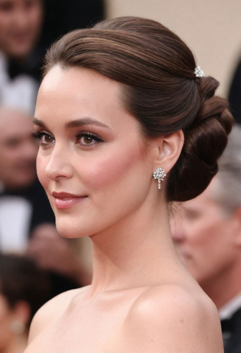 classic chignon hairstyle
