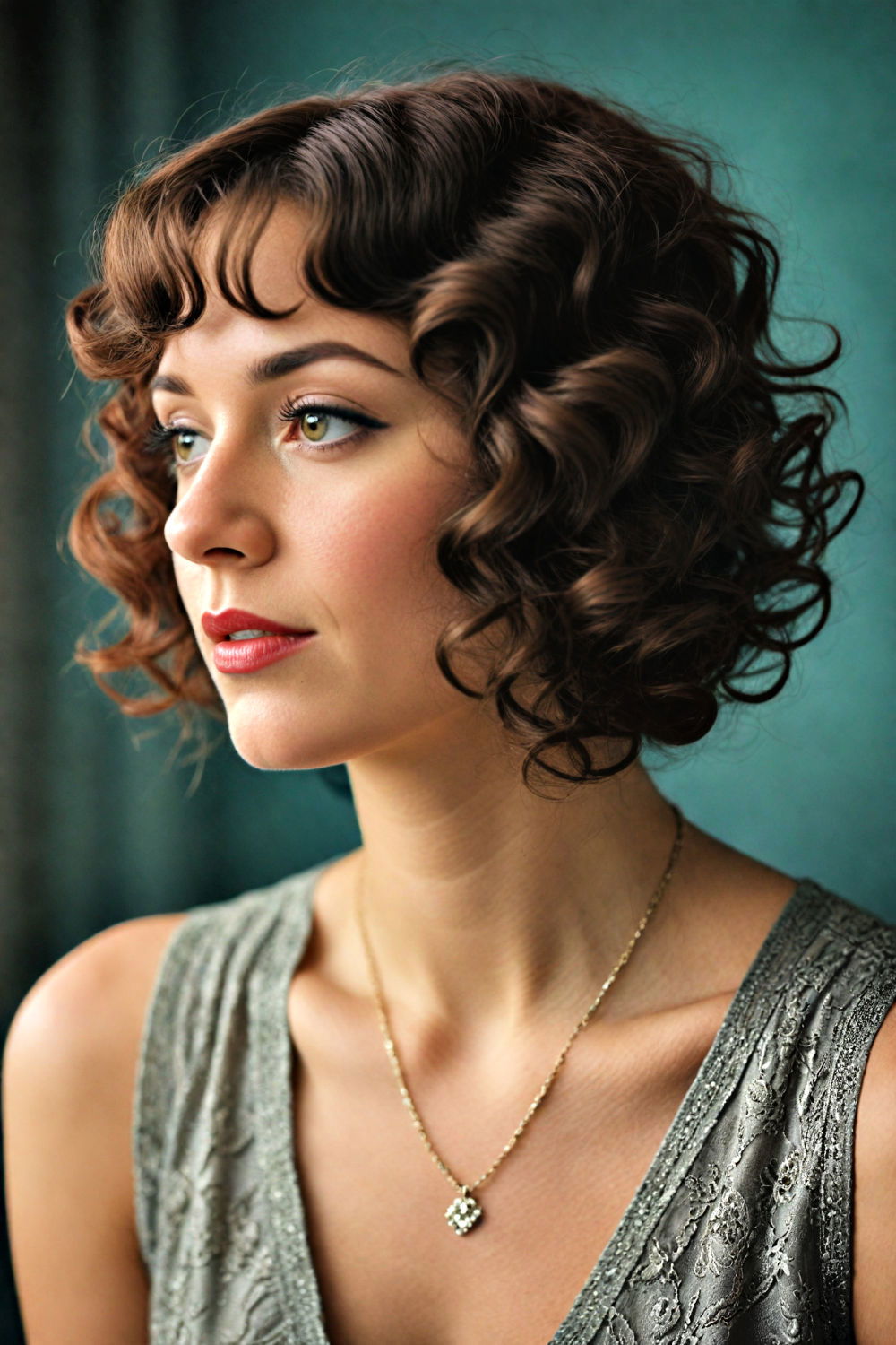 classic curly bob hairstyle