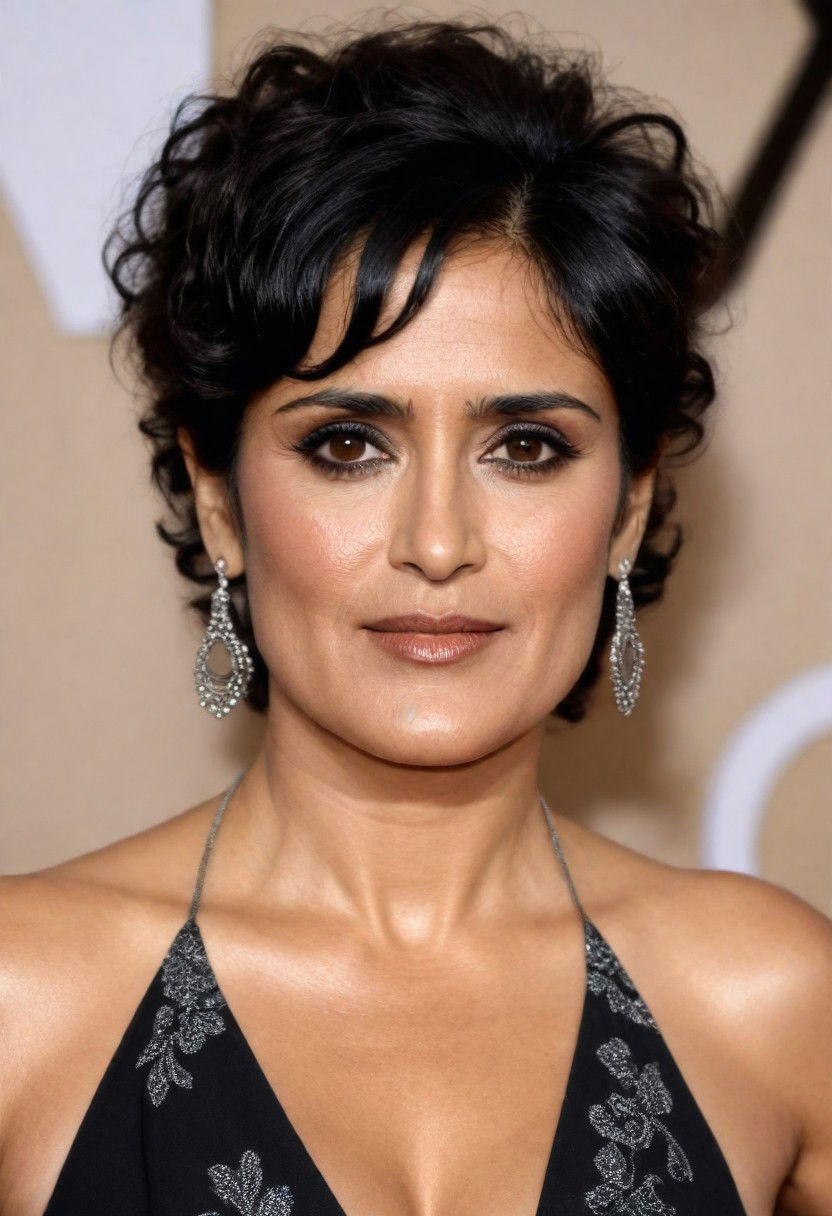 classic curly pixie cut