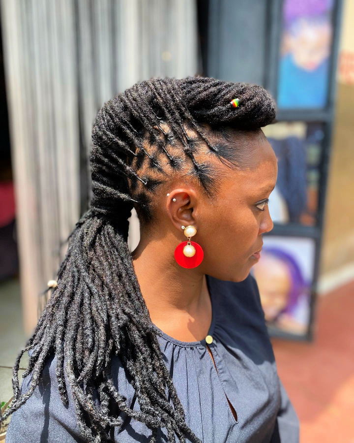 classic dreadlocks hairstyle