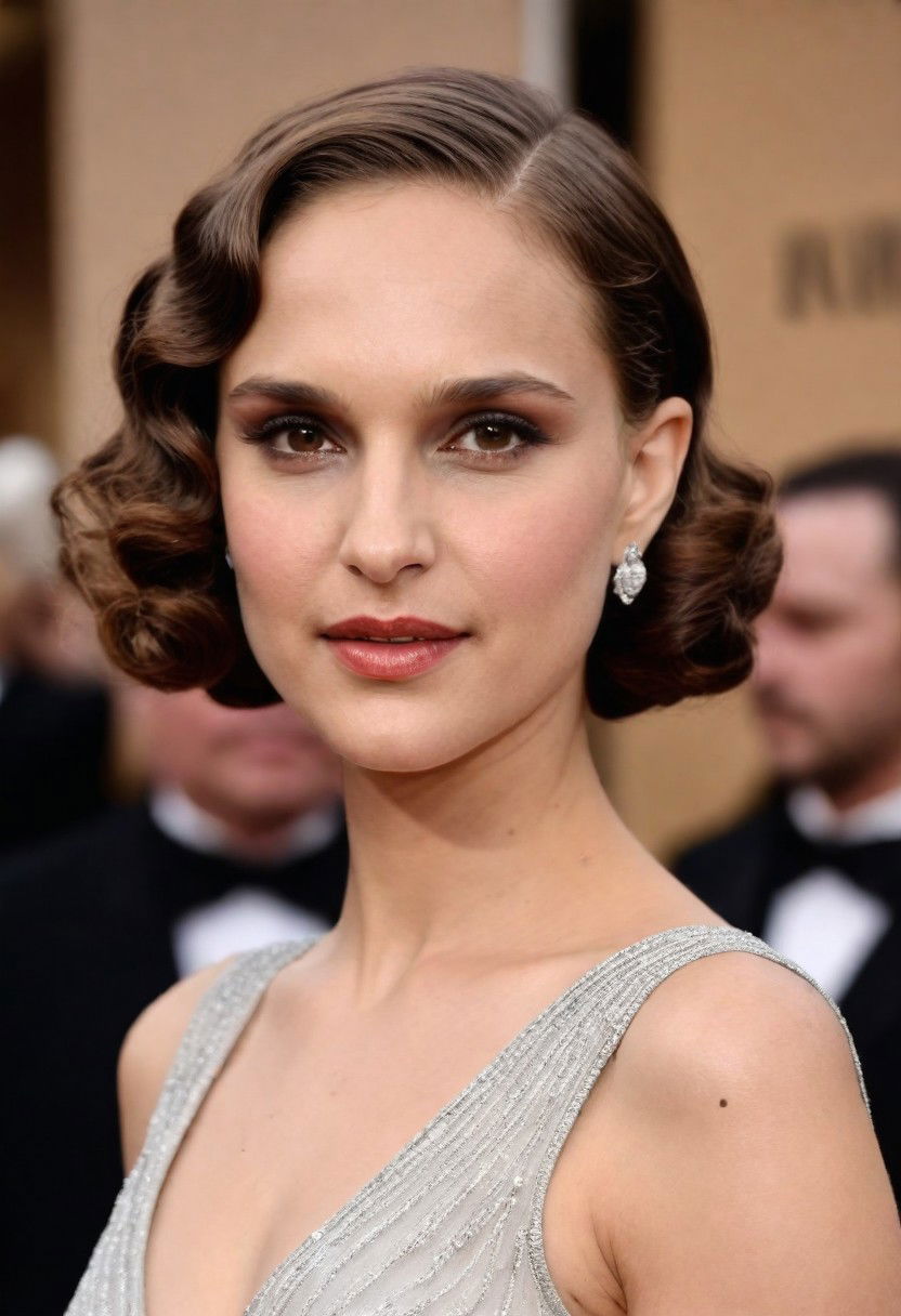 classic finger waves hairstyle