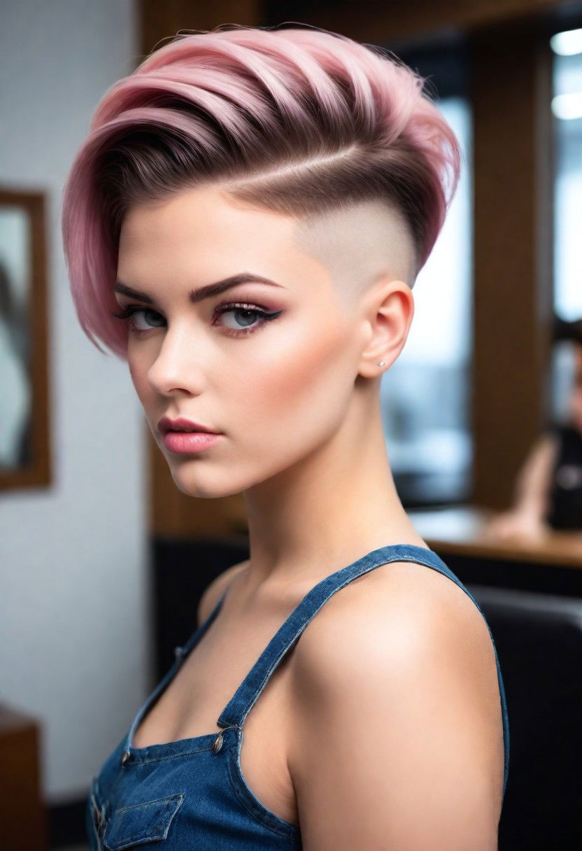 classic side part undercut