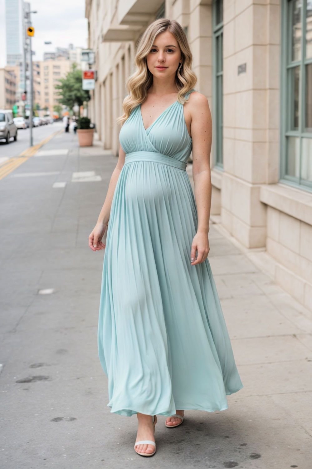 comfort and style pastel maxi dress