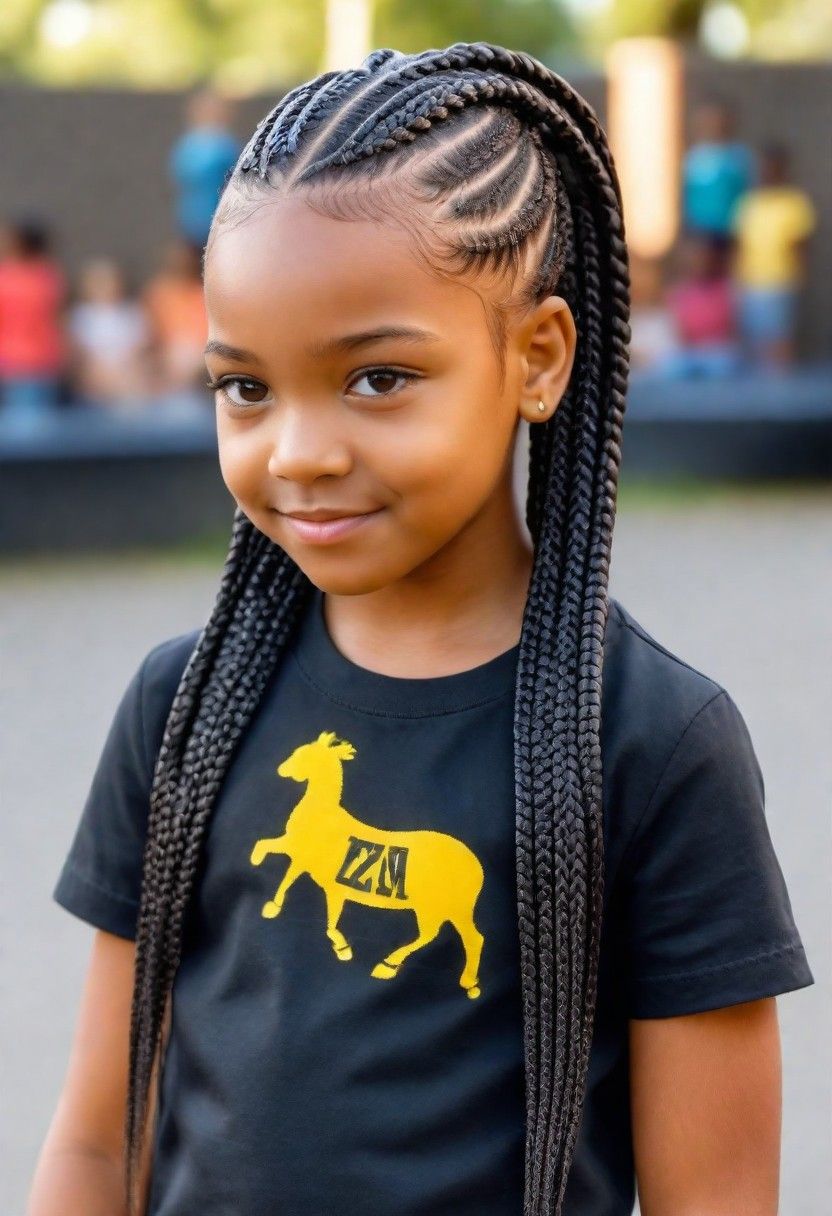 cornrows hairstyle for little black girls