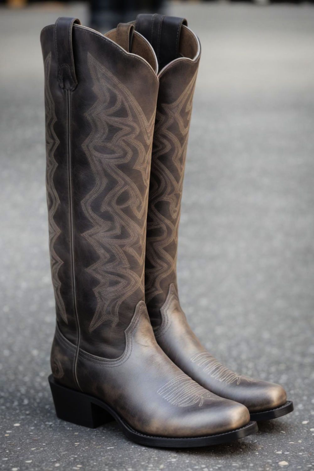 cowgirl boots with metal accents