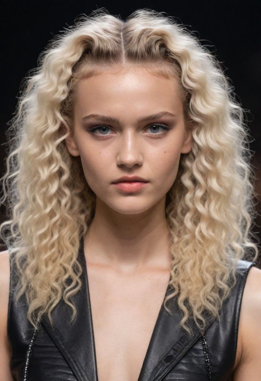 crimped hair style for women