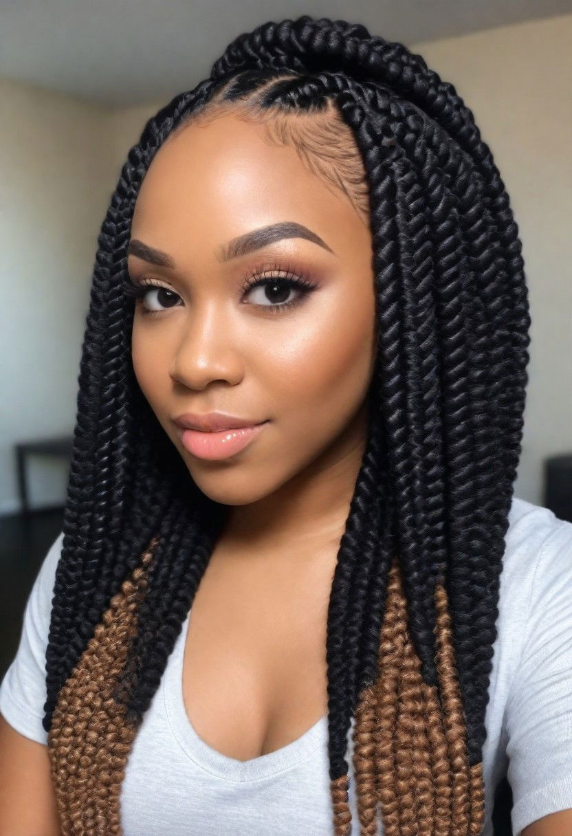 crochet braids hairstyle