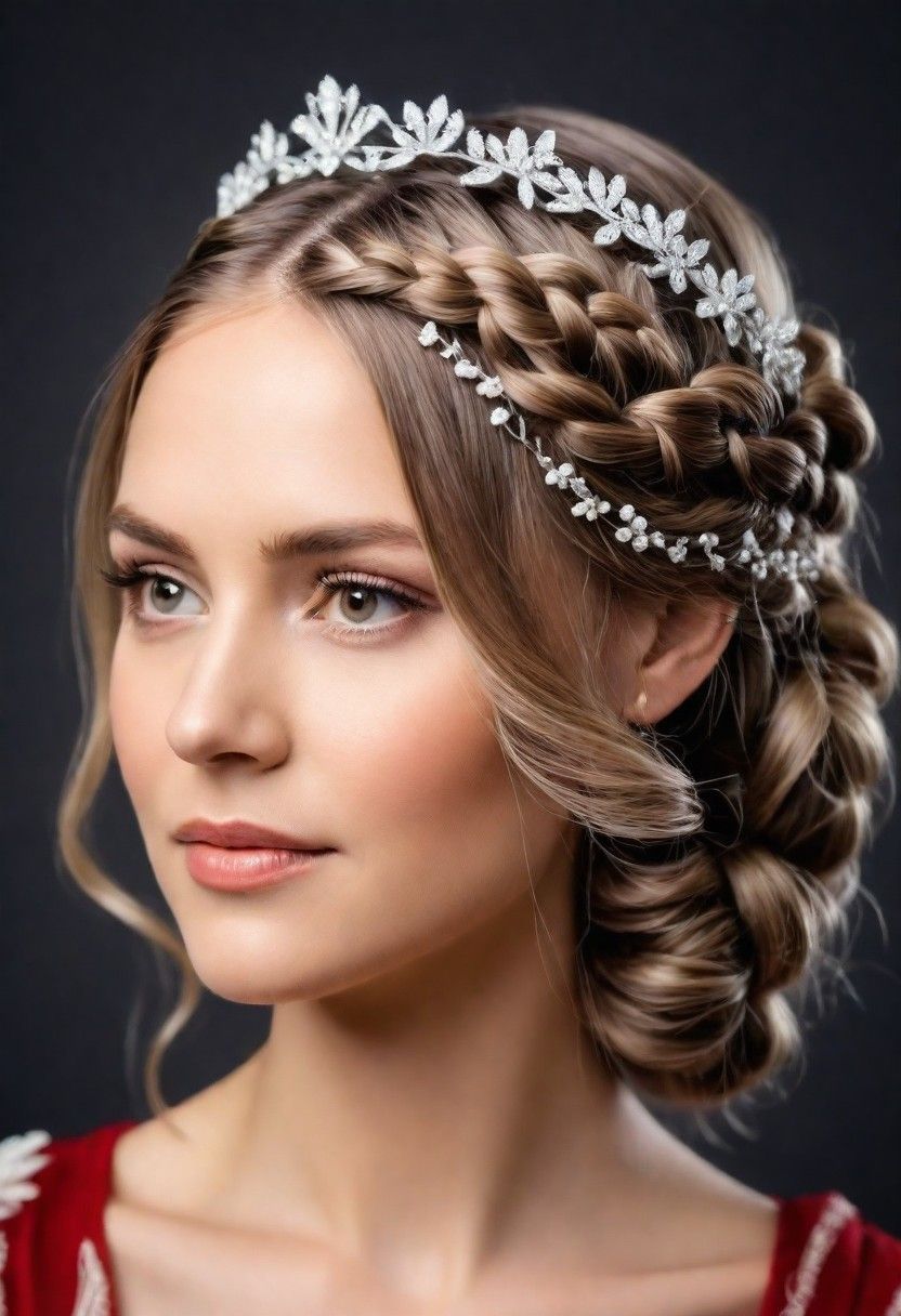 crown of braids hairstyle