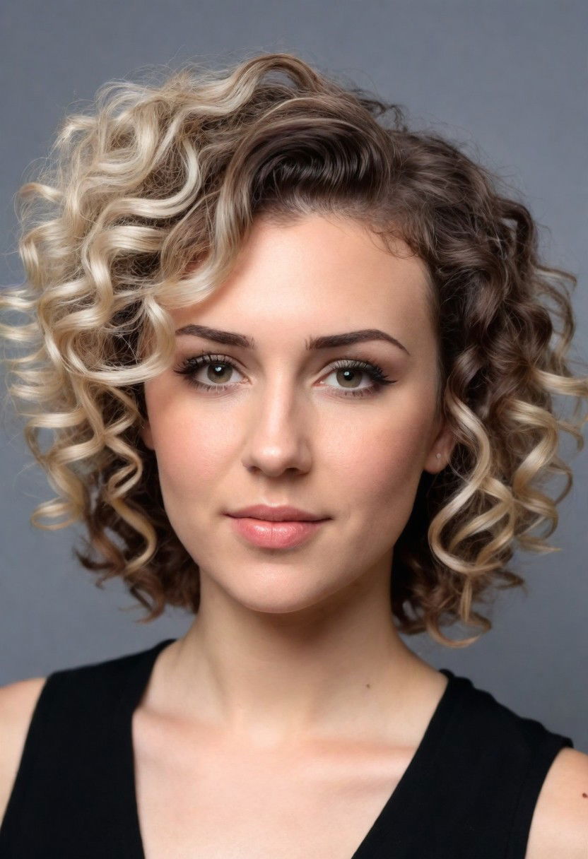 curly undercut for medium hair