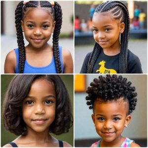 cute hairstyles for little black girls