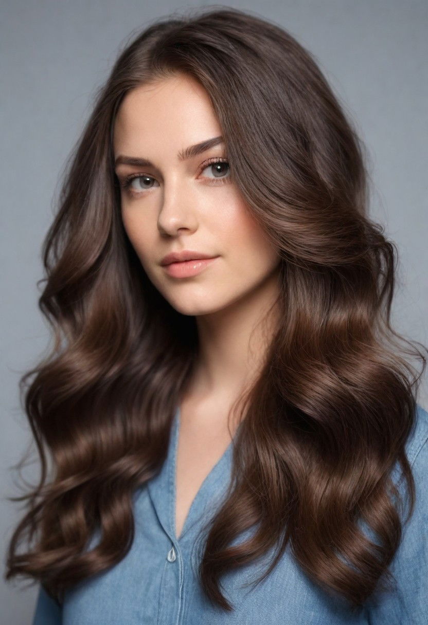 deep side part hairstyle
