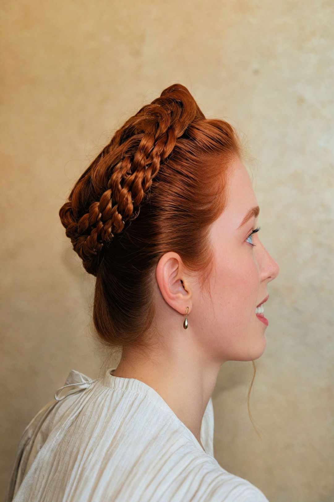 dramatic tower medieval hairstyle