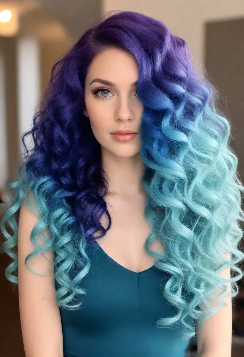 dreamy mermaid curls hairstyle