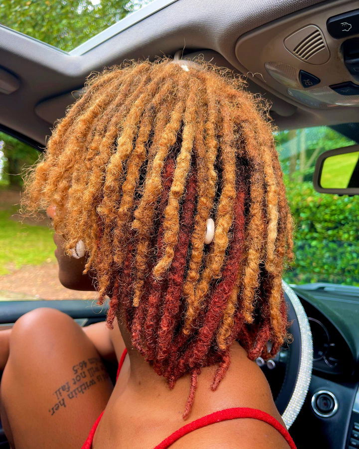 dual colour locs